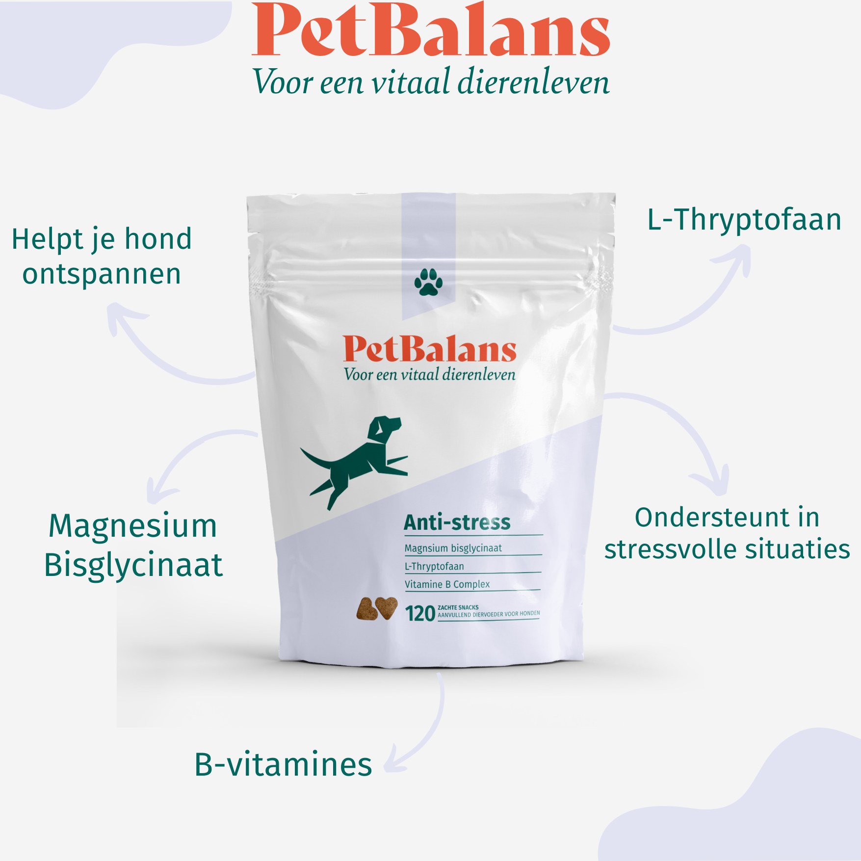 Hond - Anti-stress - 120 Snoepjes