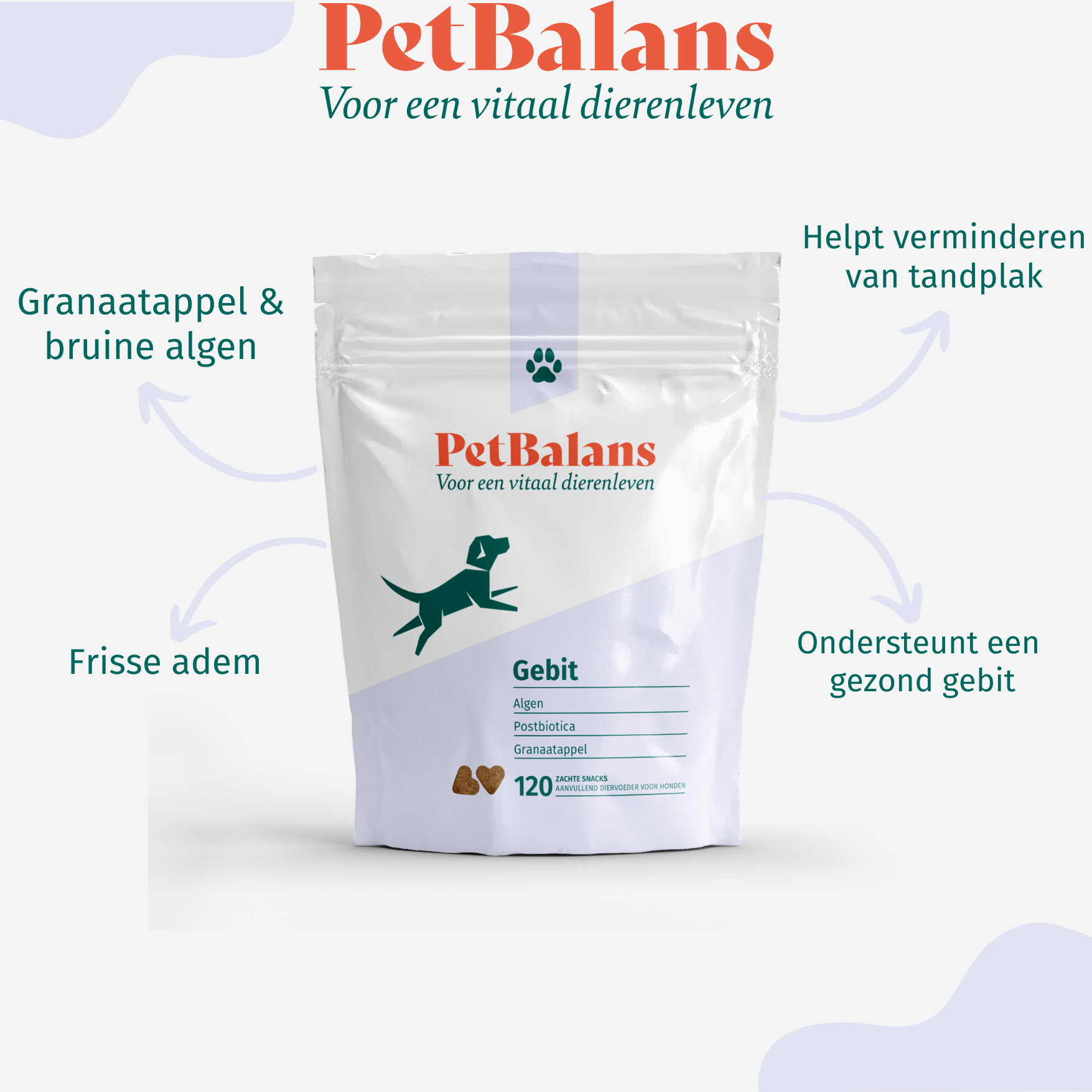 Hond - Gebit & Adem - 120 Snoepjes