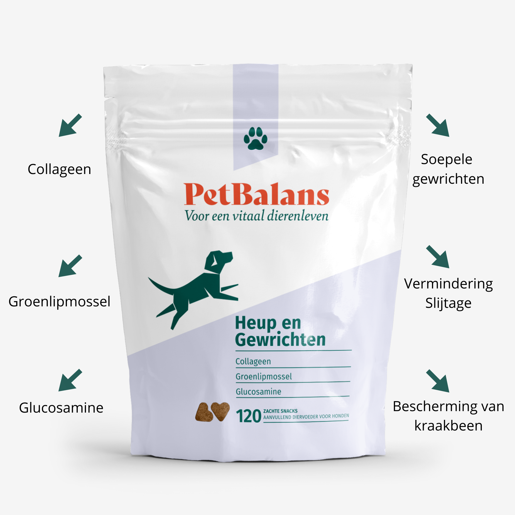 Hond - Heup & Gewrichten - 120 Snoepjes