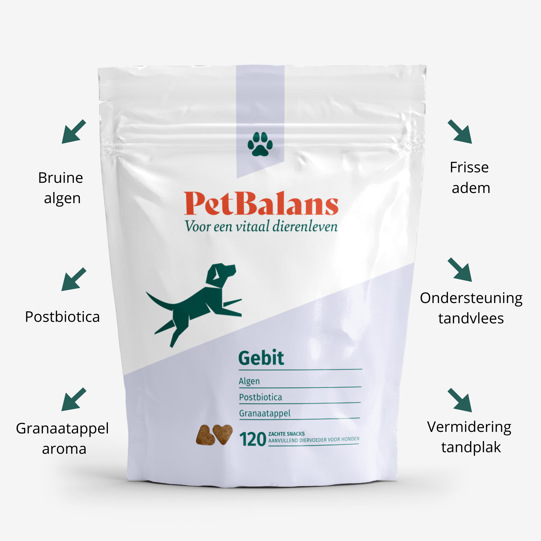 Hond - Gebit & Adem - 120 Snoepjes